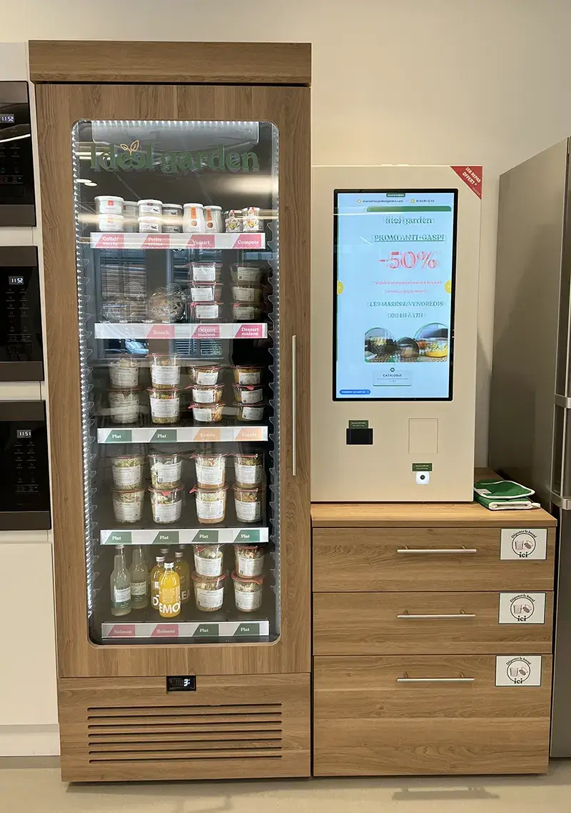 frigo connecte entreprise ideel garden - paris