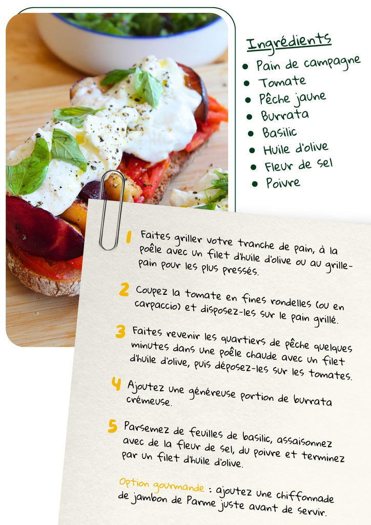 Recette de l'été
